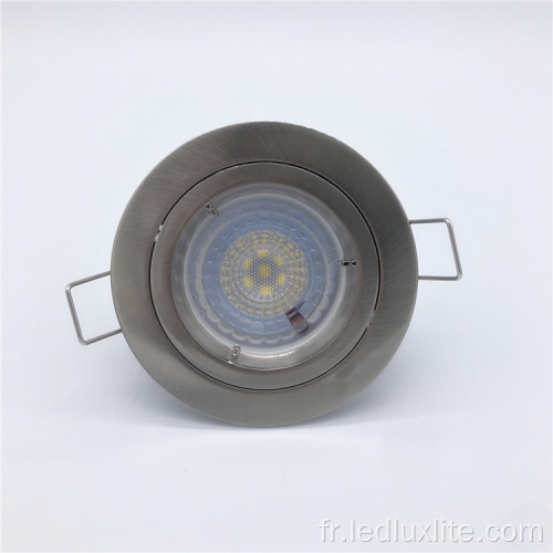 downlight réglable gu10 boîtier en aluminium cadre DownLight